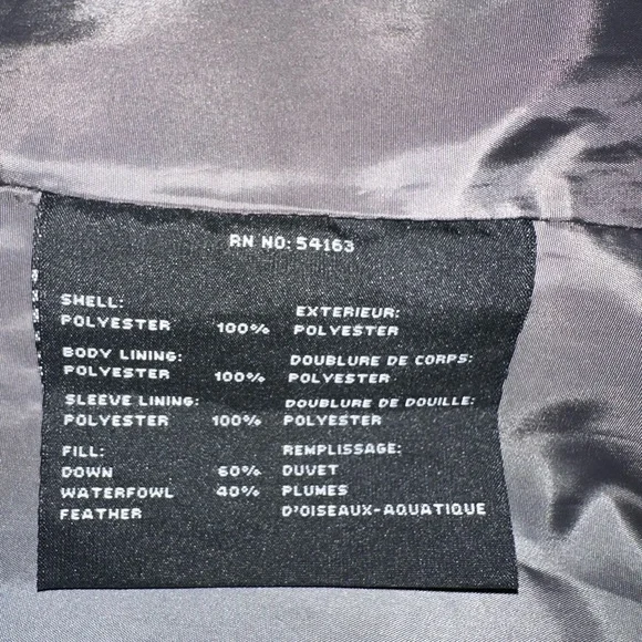 Black Andrew Marc women’s down jacket, size Large - Picture 5 of 7